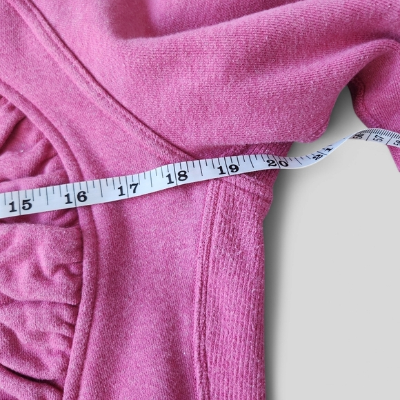 Lululemon Cuddle Up Jacket Sweatshirt Heathered Paris Pink Size 10 - Picture 10 of 14